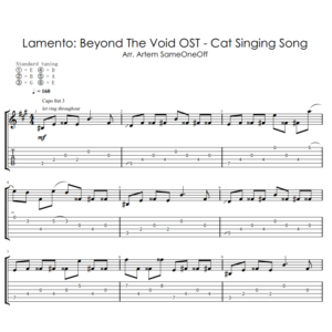 Lamento: Beyond the Void OST - Табы для гитары