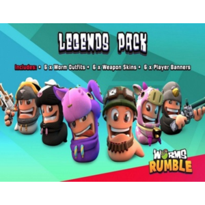 Worms Rumble: DLC Legends Pack (Steam KEY) + ПОДАРОК