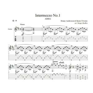 Intermezzo No.1 (ABBA) для гитары