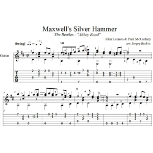 Maxwell´s Silver Hammer (The Beatles) для гитары