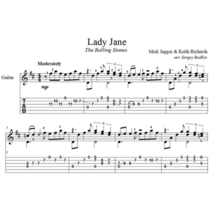 Lady Jane (The Rolling Stones) для гитары