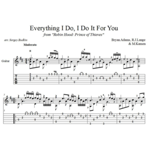I Do It for You (Брайан Адамс) - для гитары