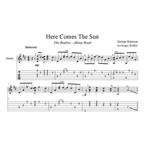 Here Comes The Sun (The Beatles) - для гитары