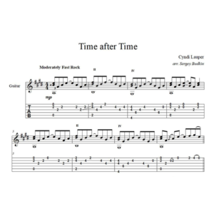 Time after Time (Синди Лопер) - для гитары