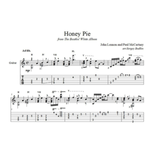 Honey Pie (The Beatles) - для гитары