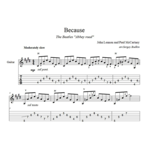 Because (The Beatles) - для гитары