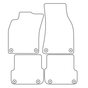 Audi A6 (C6) (08-11) Электронные лекала автоковриков