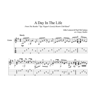 A Day In The Life (The Beatles) - для гитары