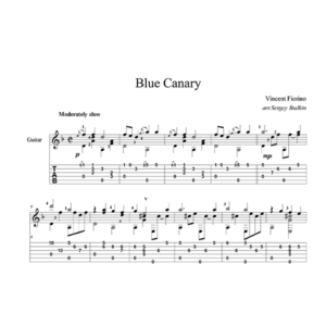 Blue canary - для гитары
