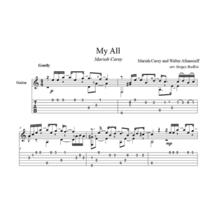 My All (Мэрайя Кэри) - для гитары