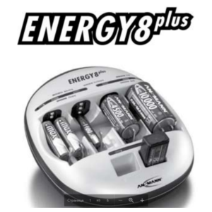 Инструкция на русском к ANSMANN Energy 8 plus