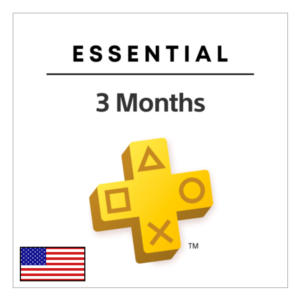 PlayStation Plus (PS PLUS) Essential - 3 месяца (США)