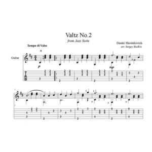 Вальс No.2 Дмитрий Шостакович для гитары