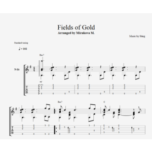 Sting - Fields of gold