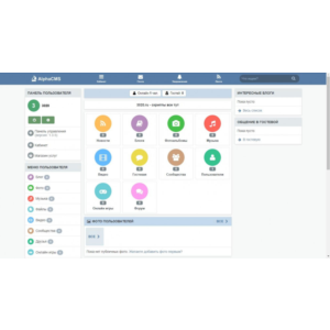 CMS Социальной сети
