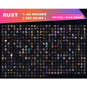 РАСТ СТИМ АКК【ТВИЧ КИК ДРОПЫ】509 ПРЕДМЕТОВ |1-44 раунды