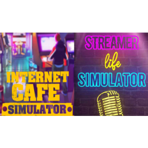 STREAMER LIFE SIMULATOR +INTERNET CAFE SIMULATOR /STEAM