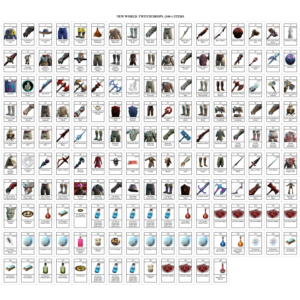 NEW WORLD: Aeternum【ТВИЧ ДРОПЫ】СКИНЫ | 166+ ПРЕДМЕТОВ