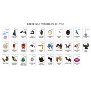 Path of Exile (ПОЕ)【ТВИЧ ДРОПЫ】КРЫЛЬЯ / СКИНЫ /ПРЕДМЕТЫ