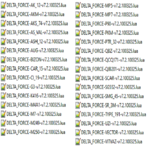 Delta Force - пак скриптов для logitech