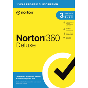 Norton 360 Deluxe  3 devices /  1 год  (Global)