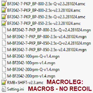 Battlefield 2042. PKP-BP - 2.5x - Макросы для bloody