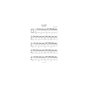 Rammstein - Klavier (ноты)