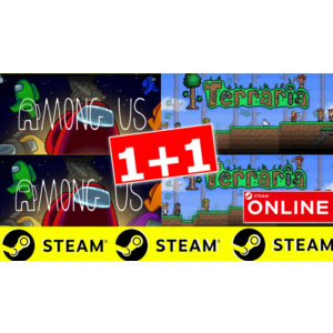 🔥[1+1]🔥 Terraria + Among Us - ОНЛАЙН STEAM (GLOBAL)