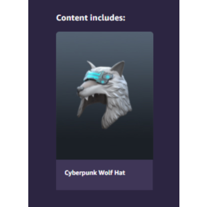 ⭐️ Roblox: Cyberpunk Wolf Hat Drop #1 🔑
