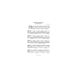 Benny Benassi - Every Single Day (ноты)