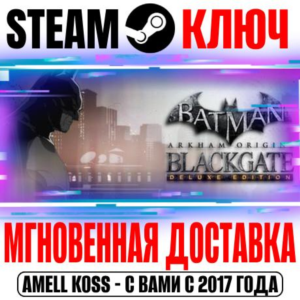 Batman: Arkham Origins Blackgate Deluxe Edition Steam