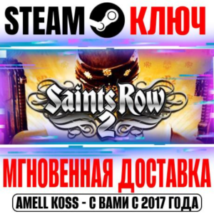 Saints Row 2 Steam Ключ РФ+Мир +Бонус