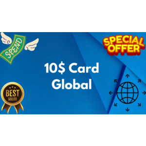 💵10$ CARD GLOBAL🌎All Services/Google/Others.ect⚡✅