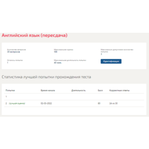 Английский язык (3).Тест Синергия 2022г