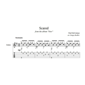 Scared (Пол МакКартни) для гитары