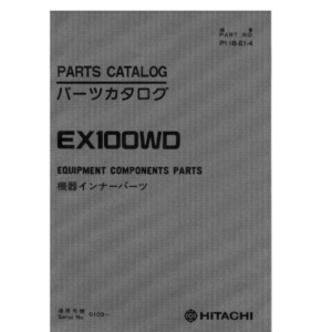 HITACHI EX100WD ДЕТАЛИ И КОМПОНЕНТЫ ОБОРУДОВАНИЯ