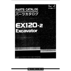 HITACHI EX120-2 КАТАЛОГ ЗАПЧАСТЕЙ ЭКСКАВАТОР