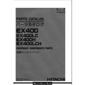 HITACHI EX400-EX400LCH КОМПОНЕНТЫ ОБОРУДОВАНИЯ ДЕТАЛИ