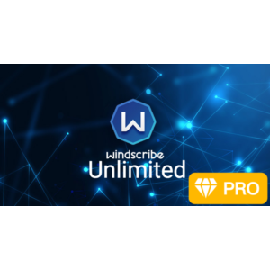 Windscribe VPN Pro аккаунт на 1 месяц, безлимит💳