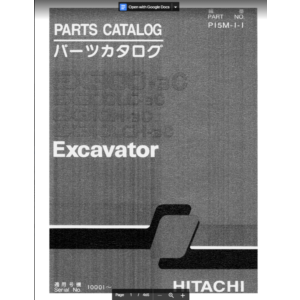 HITACHI EX300-3C КАТАЛОГ ЗАПЧАСТЕЙ ЭКСКАВАТОР