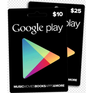 Google Play Gift Card (ТОЛЬКО США) 10 - 100