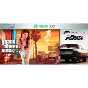 GTA 5 / Forza Horizon 2 PFF + 2игр | XBOX 360 | перенос