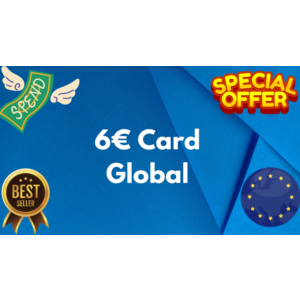 💶6€ Card Global🌎All Services/Subscriptions/Others✅⭐