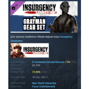 Insurgency: Sandstorm - Gray Man Gear Set DLC STEAM