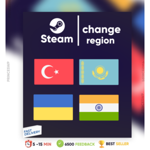 ✨СМЕНА РЕГИОНА СТИМ КАЗАХСТАН/ТУРЦИЯ/УКРАИНА(БЫСТРО)✔️