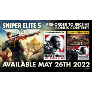 Sniper Elite 5 Deluxe - Steam аккаунт оффлайн💳