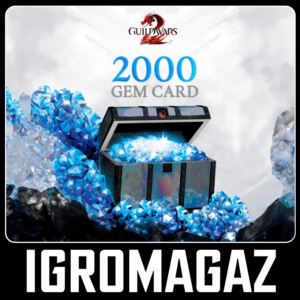 Guild Wars 2 2000 Gems Card🔵Любой регион