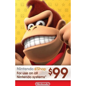 🎁 КАРТА ОПЛАТЫ NINTENDO ESHOP — 99 USD [USA]