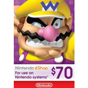 🎁 КАРТА ОПЛАТЫ NINTENDO ESHOP — 70 USD [USA]