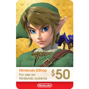 🎁 КАРТА ОПЛАТЫ NINTENDO ESHOP — 50 USD [USA]